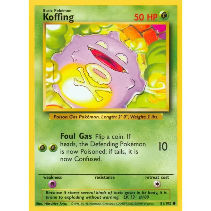 Koffing (BS 51) - LIGHT PLAYED
