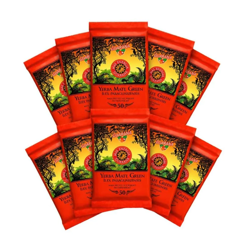 Cestovní balíček: Mate Green Guarana - 10x 50 g