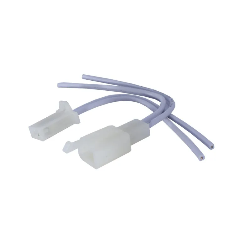 Elektrický konektor 2pin hranatý – samec a samice (pár)