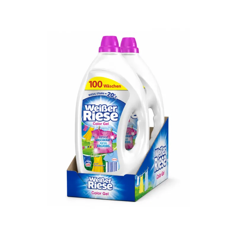 Weisser Riese Intensiv Color prací gel 2x100 dávek - VÝHODNÉ BALENÍ  - originál z Německa