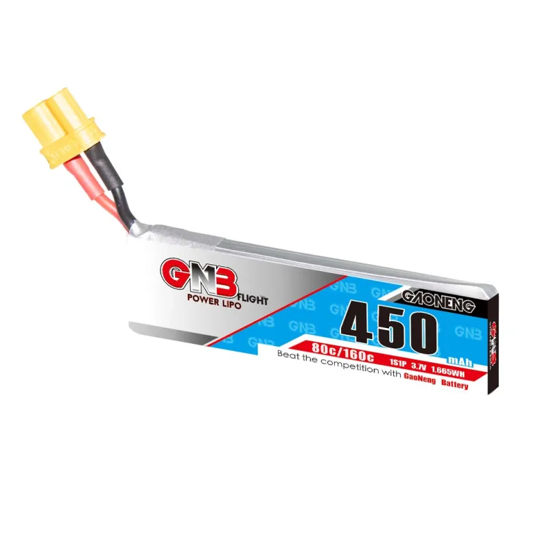 GNB 450mAh 1S 80C PH2.0/XT30 Konektor: XT30