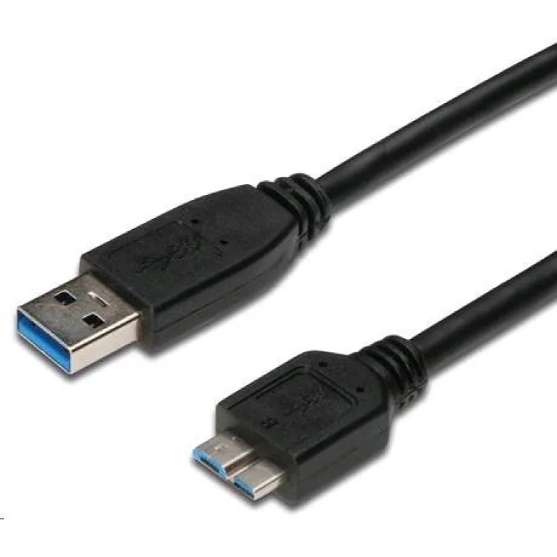 PremiumCord Kabel Micro USB 3.0 5Gbps USB A - Micro USB B, MM, 0,5m