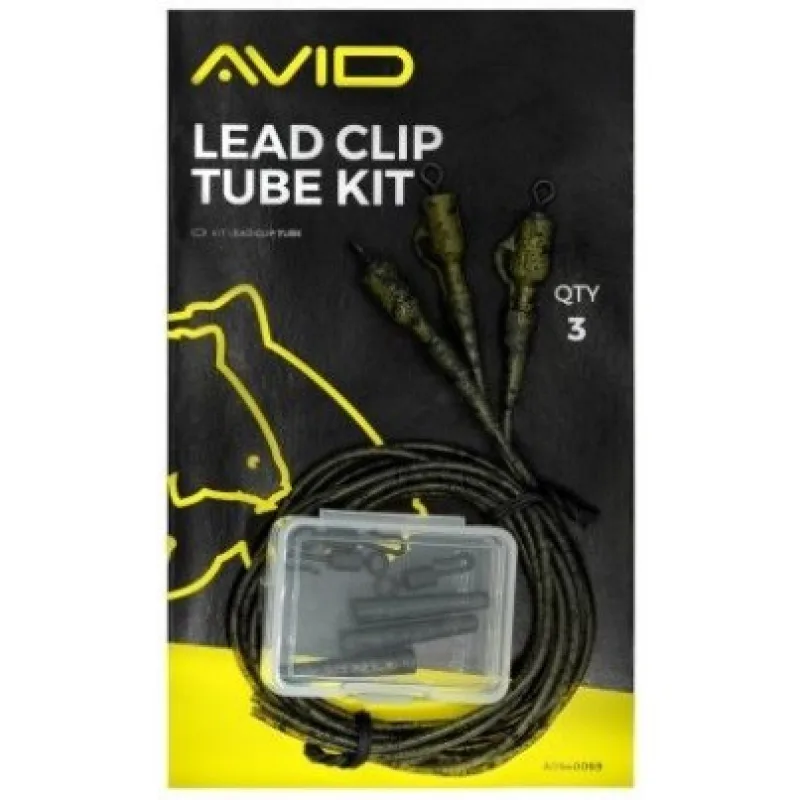 Avid Carp Hotové montáže Outline Lead Clip Tube Kit