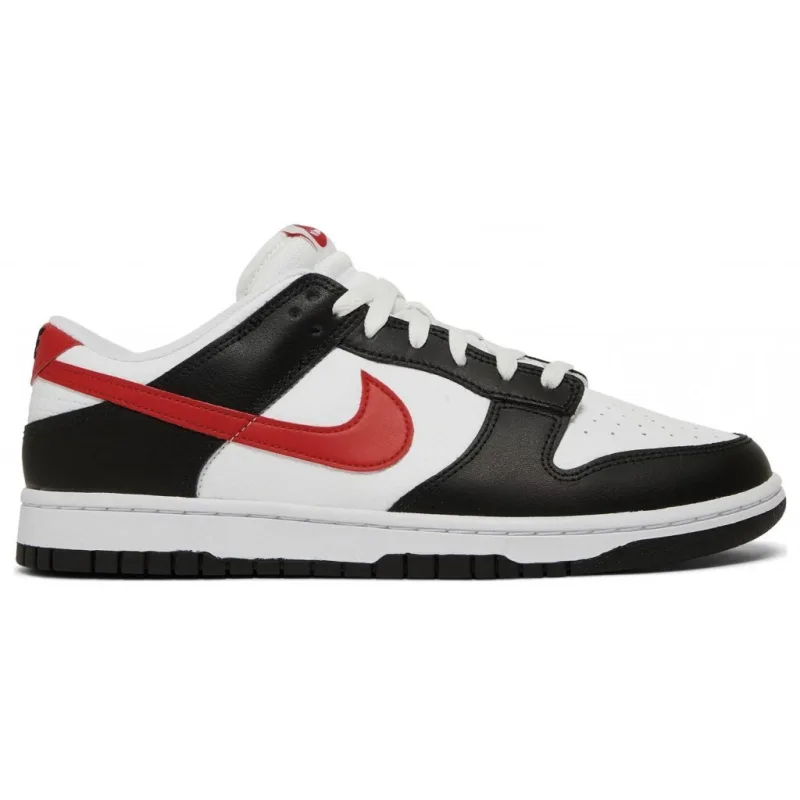 Nike Dunk Low Retro Red Swoosh Panda