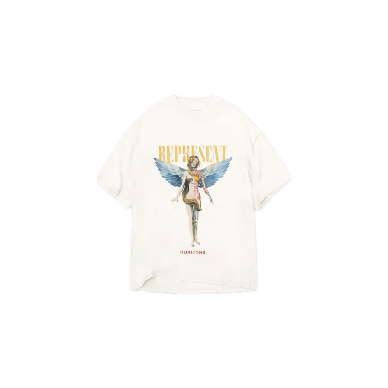 Represent Reborn T-Shirt Flat White