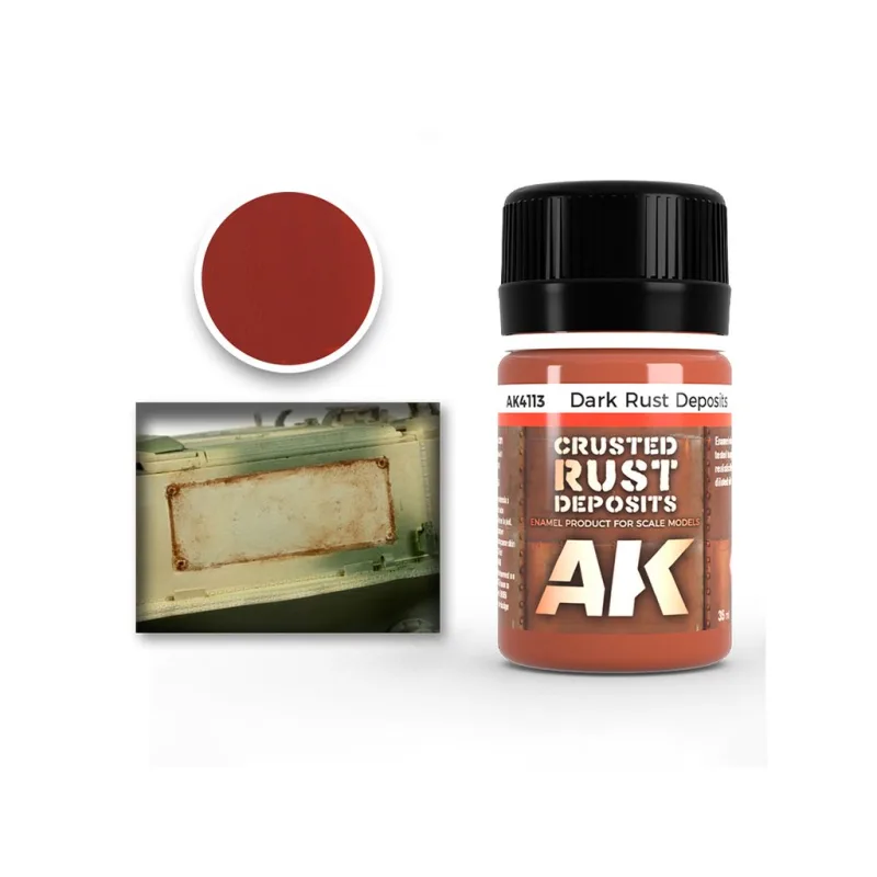 AK Interactive AK4113 DARK RUST DEPOSIT (35ml)