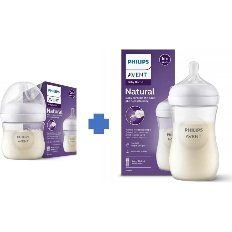 Sada kojeneckých lahví Phillips Avent natural response 2ks
