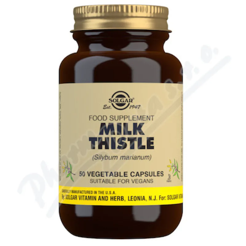 Solgar Milk Thistle (Silybum Marianum) cps.50