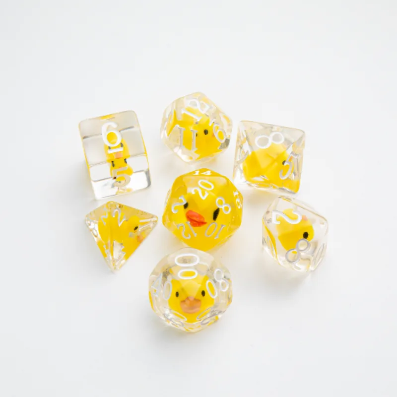Gamegenic: Embraced Series - Rubber Duck - RPG Dice Set (7pcs)