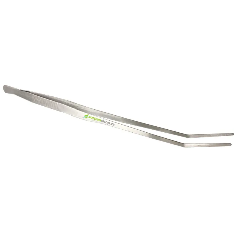 Pinzeta zahnutá 47cm