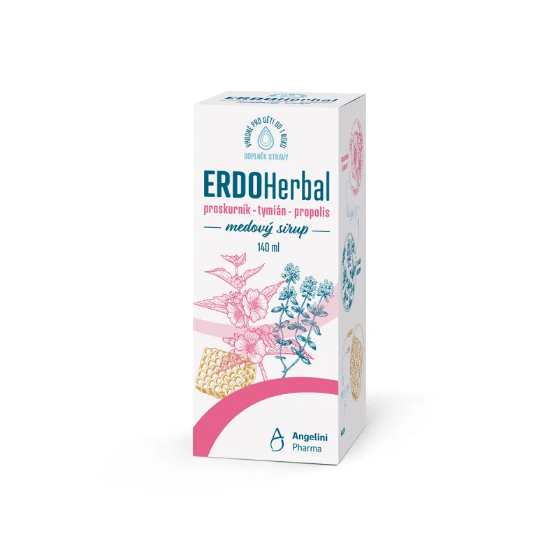ERDOHerbal medový sirup 140ml