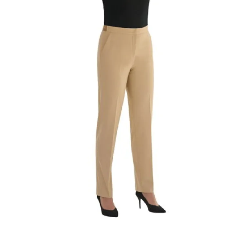 Dámské smart casual kalhoty ke kostýmku Eleanor Slim Leg Brook Taverner - Nezakončené délka 91,5 cm