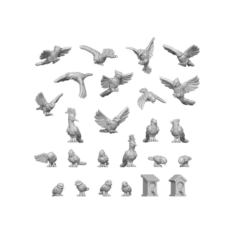 Green Stuff World 3D Printed Wild birds 1:48-1:35