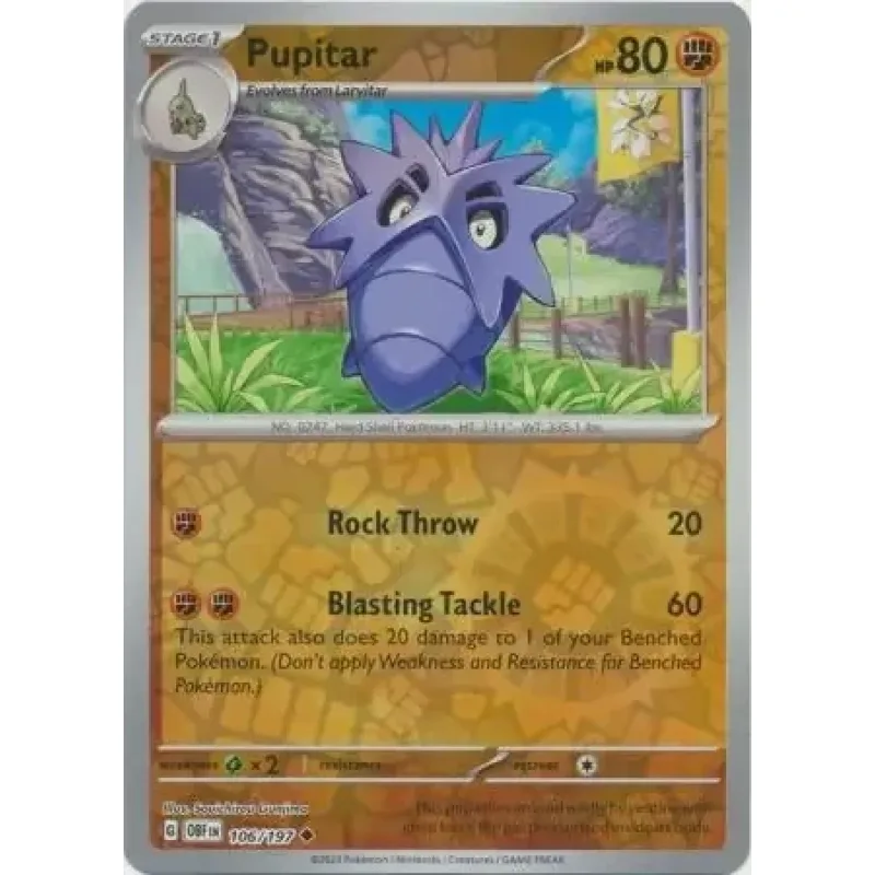 Pupitar (OBF 106) - REVERSE HOLO