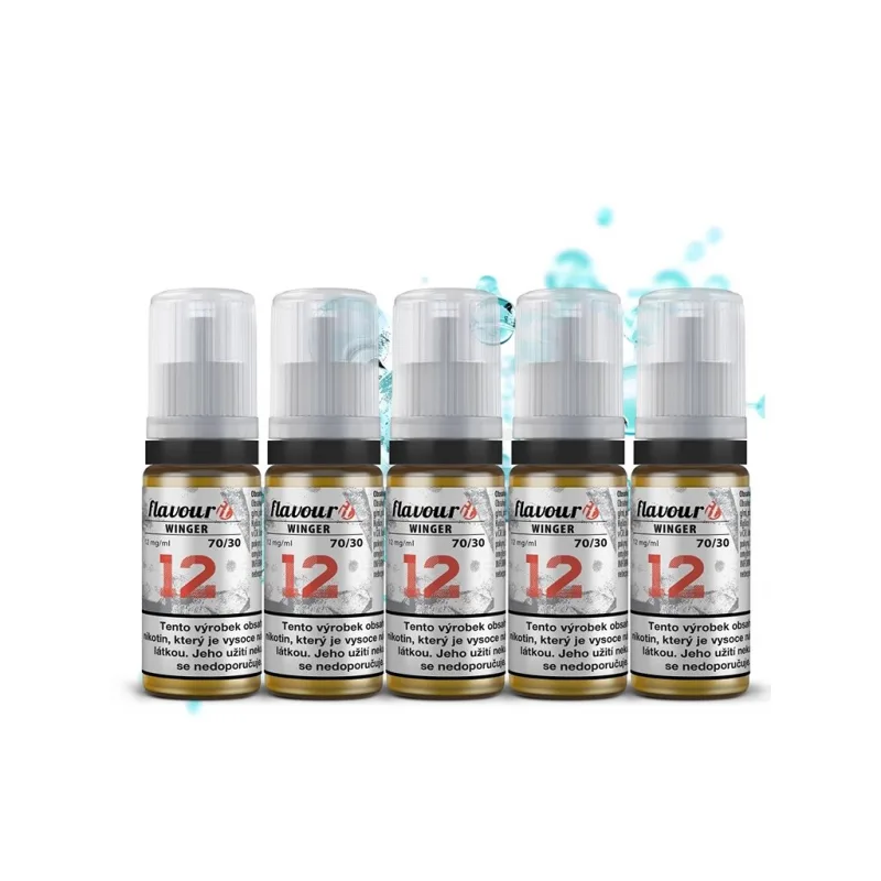 Flavourit WINGER - nikotinový booster - 70/30 - 5x10ml - 12mg