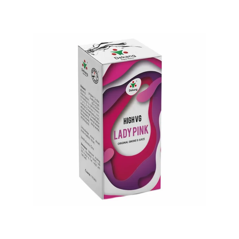Dekang High VG E-liquid - 10ml - 6mg - Lady Pink (Borůvka s broskví)