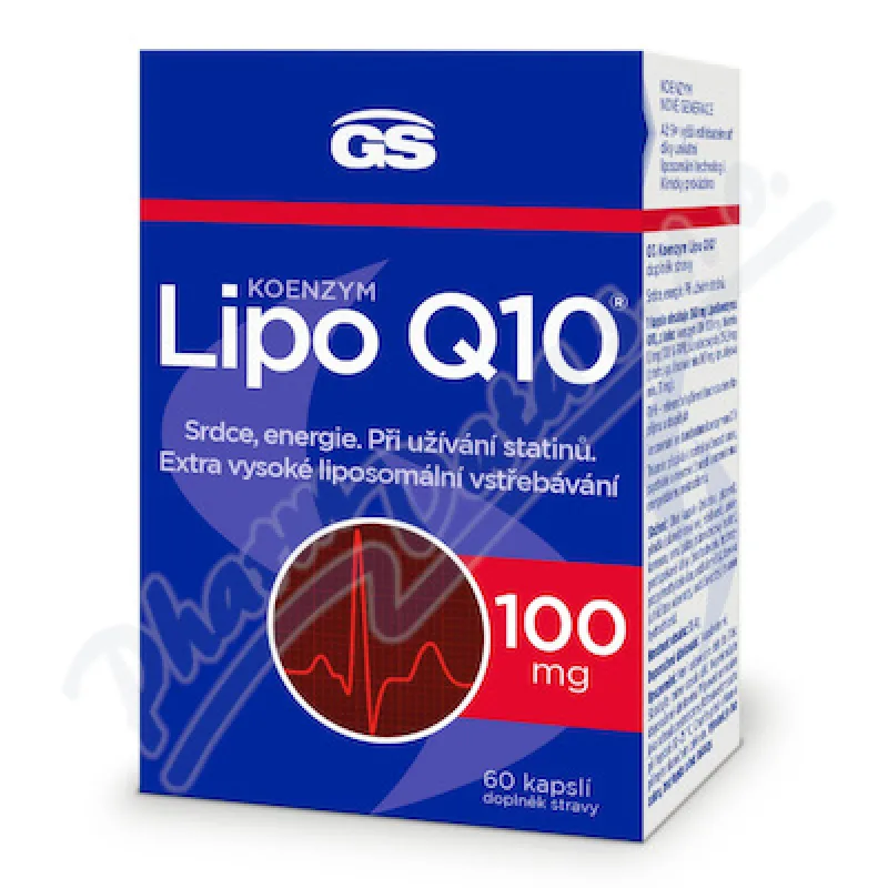 GS Koenzým lipo Q10 100 mg 60 kapsúl