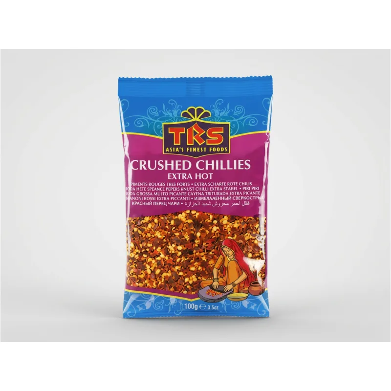 TRS Extra Hot Crushed Chillies 100g