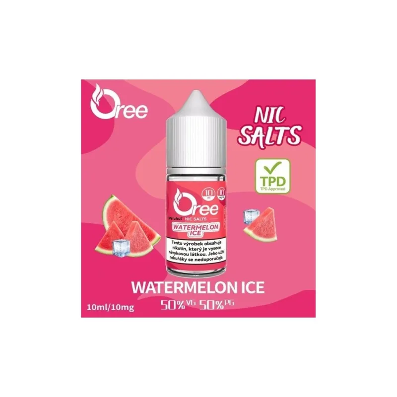 Liquid Oree SALT Watermelon Ice 10ml - 10mg