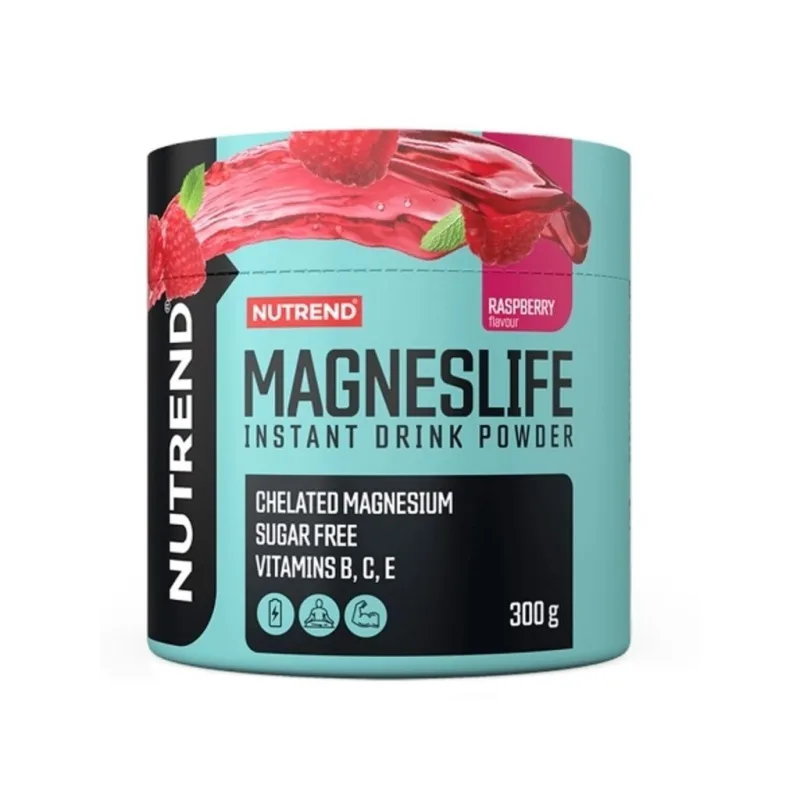 MAGNESLIFE Instant drink powder - malina 300g NUTREND