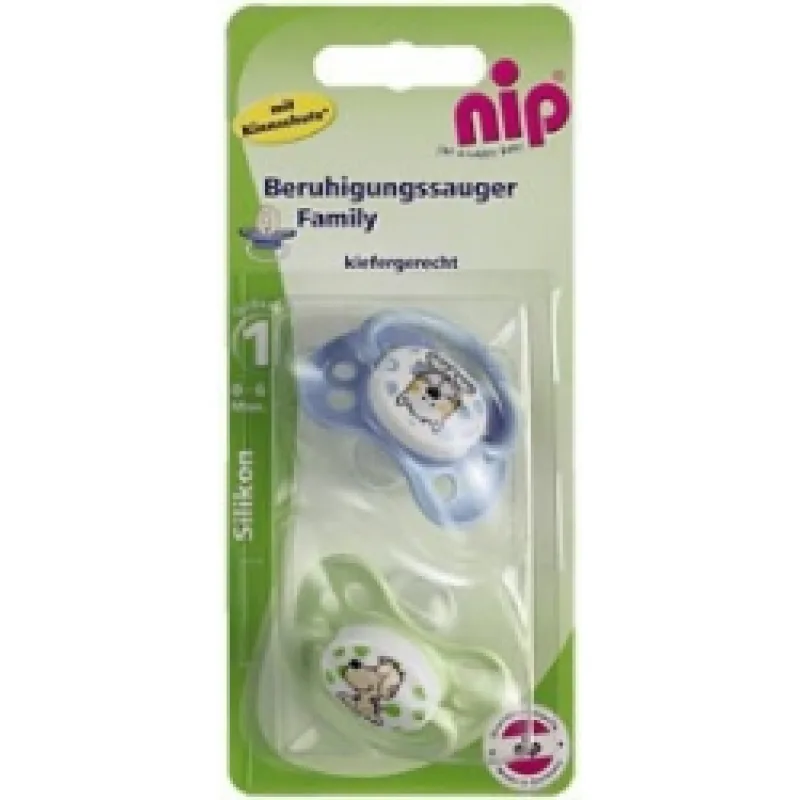 Dudlíky Nip family silikon 0-6