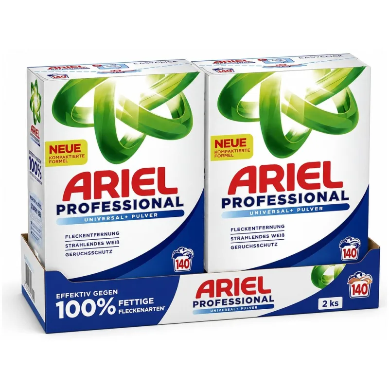 Ariel Professional XXL prací prášek Universal 2x140 dávek - VÝHODNÉ BALENÍ  - výhodné balení