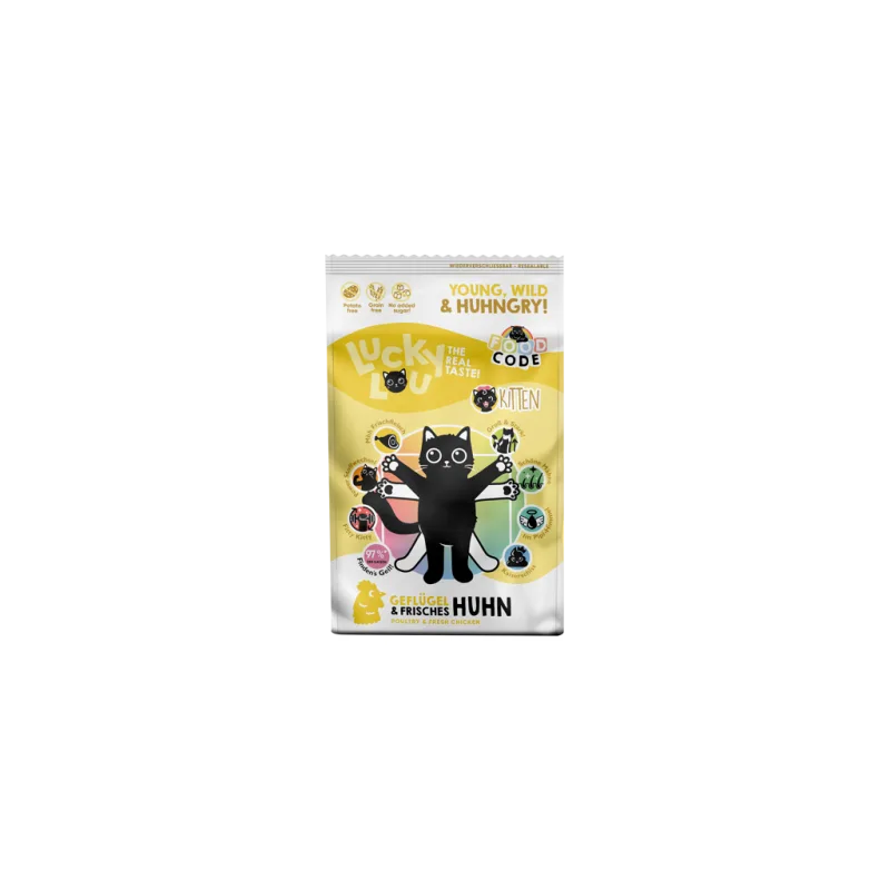 Lucky Lou Kitten Geflügel & Huhn s kuřecím 750 g