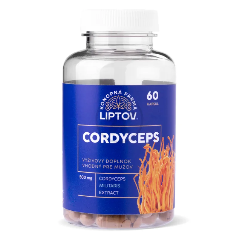 Cordyceps sinensis 500mg tobolky 60ks Konopná farma Liptov