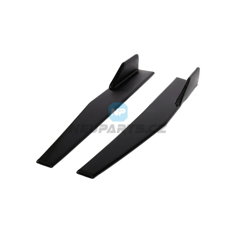 Podprahové lišty univerzální - 86cm - ČERNÝ LESK