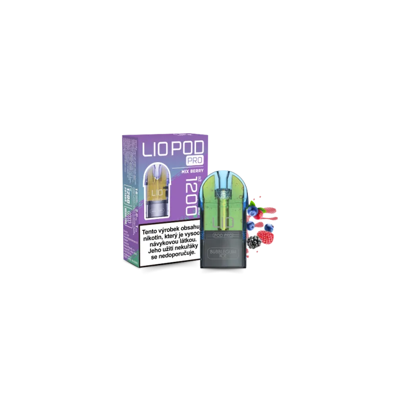 LIO POD PRO - Mix Berry 16mg - 1200 potahů!