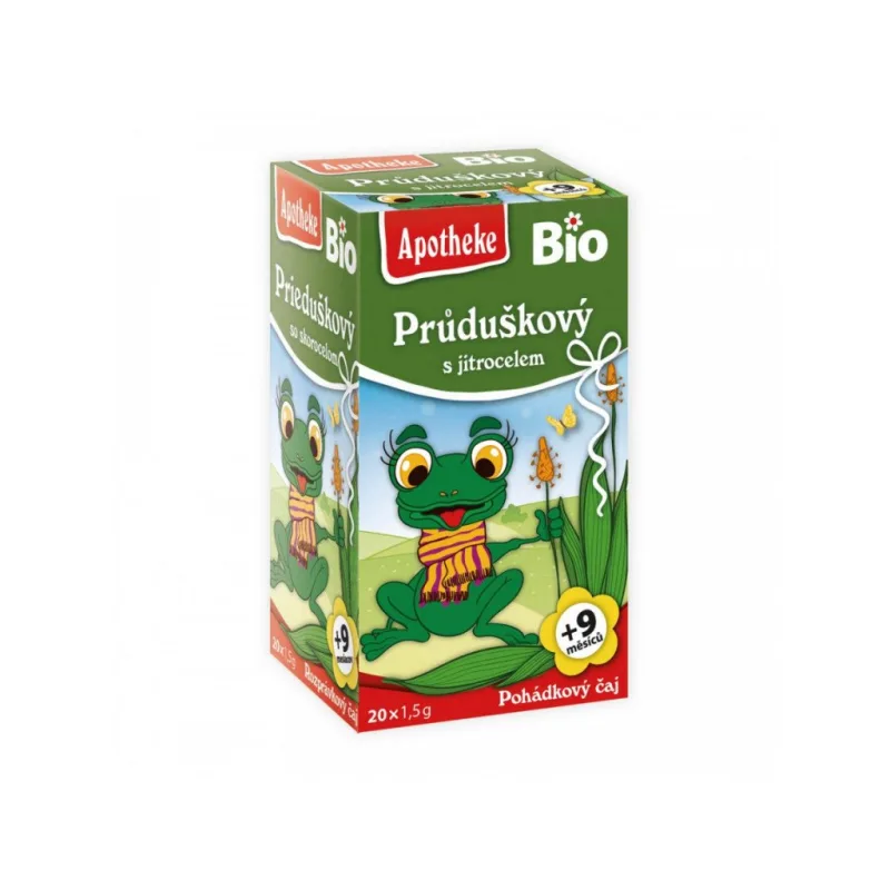 Dětský čaj BIO - Průduškový s jitrocelem 20x1,5 APOTHEKE - MEDIATE s.r.o.