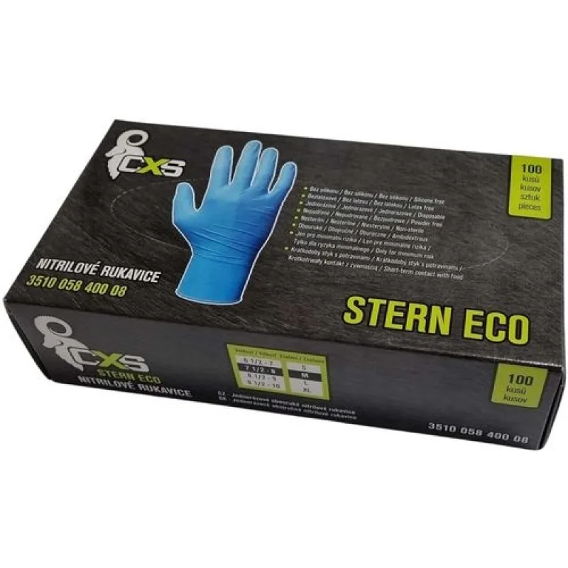 Jednorázové nitrilové rukavice Stern ECO