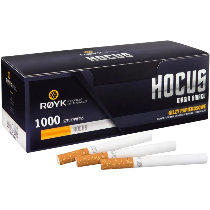 Cigaretové dutinky Hocus 1000ks - 8mm