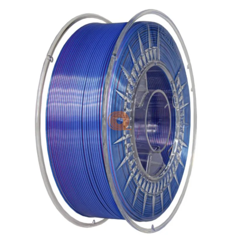 Filament DevilDesign SILK DUAL Perlmuttrosa/Blau [1,75mm, 1kg]