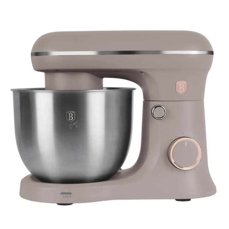 BERLINGERHAUS 1500 W Taupe Collection Food Processor