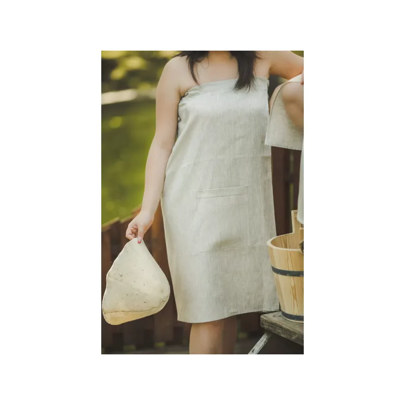 Dámský kilt do sauny 85×145 cm, 100% len
