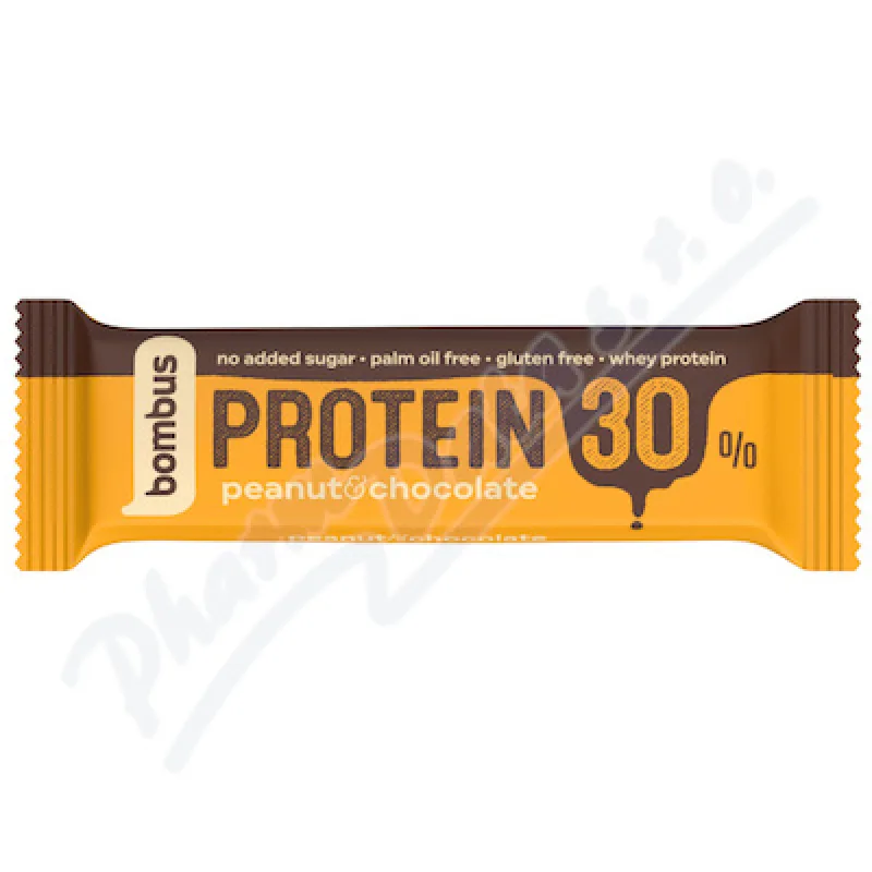 bombus Protein 30% peanut&amp;chocolate 50g