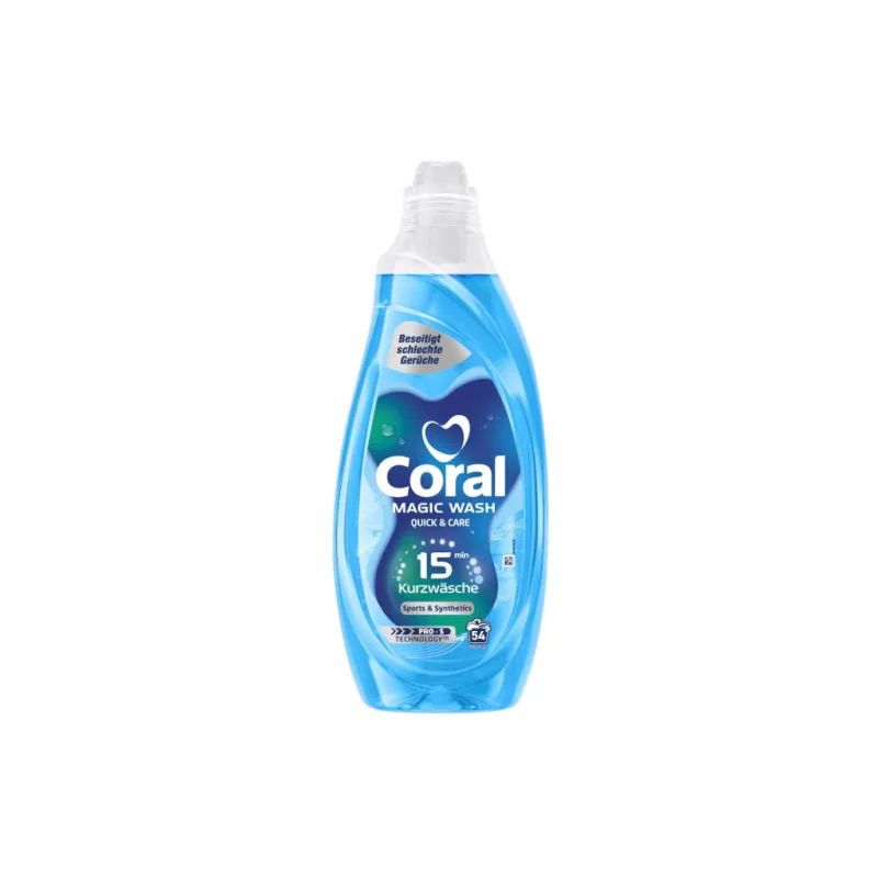 Coral prací gel Magic Wash Sport a syntetika 54 dávek 2,16 l  - originál z Německa
