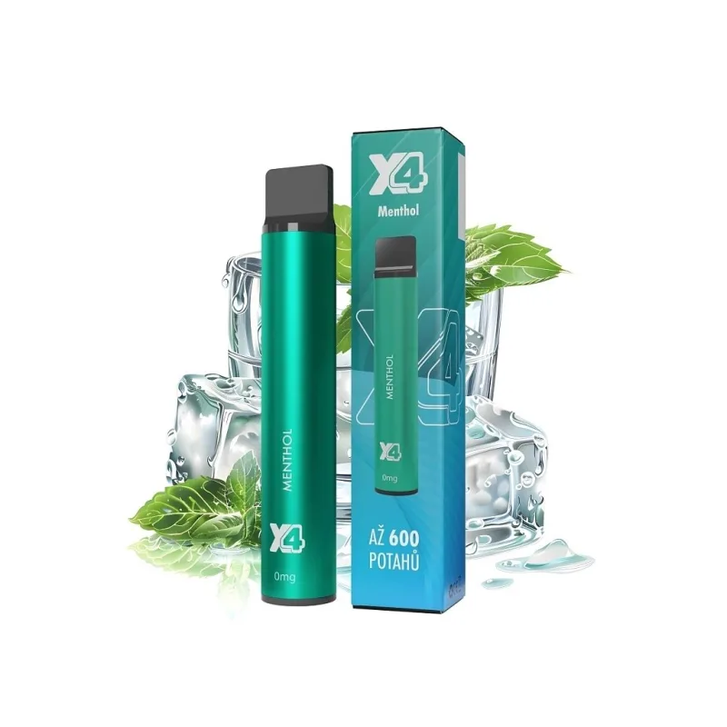 X4 Bar - 0mg - ZERO - Menthol