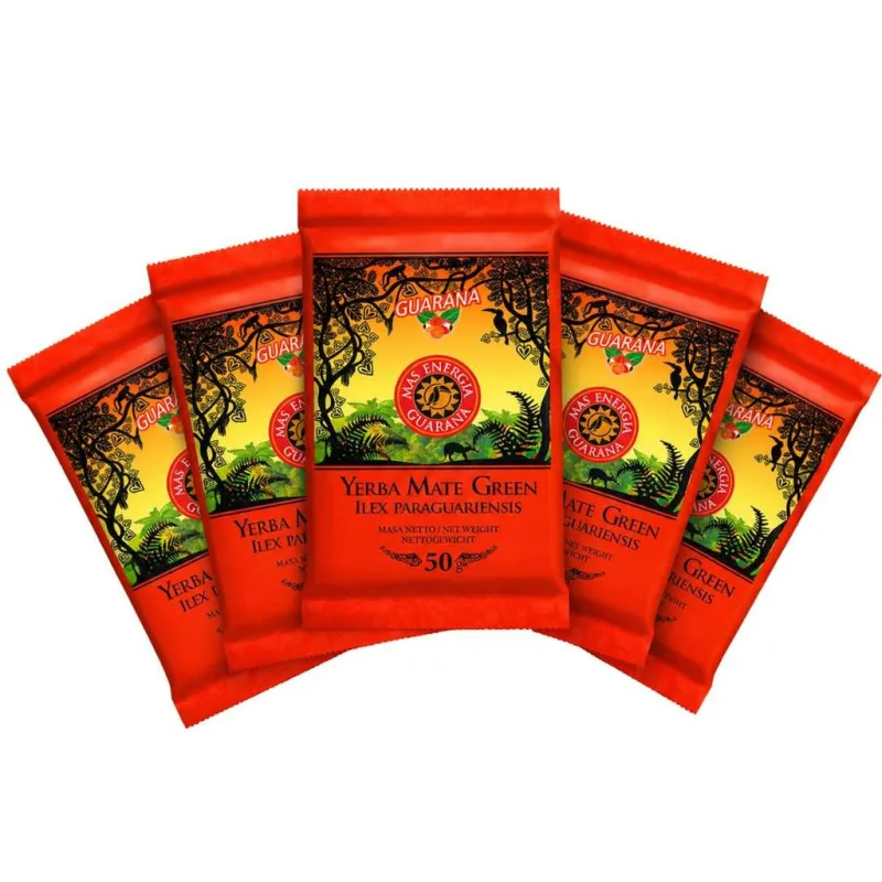 Cestovní balíček: Mate Green Guarana - 5x 50 g