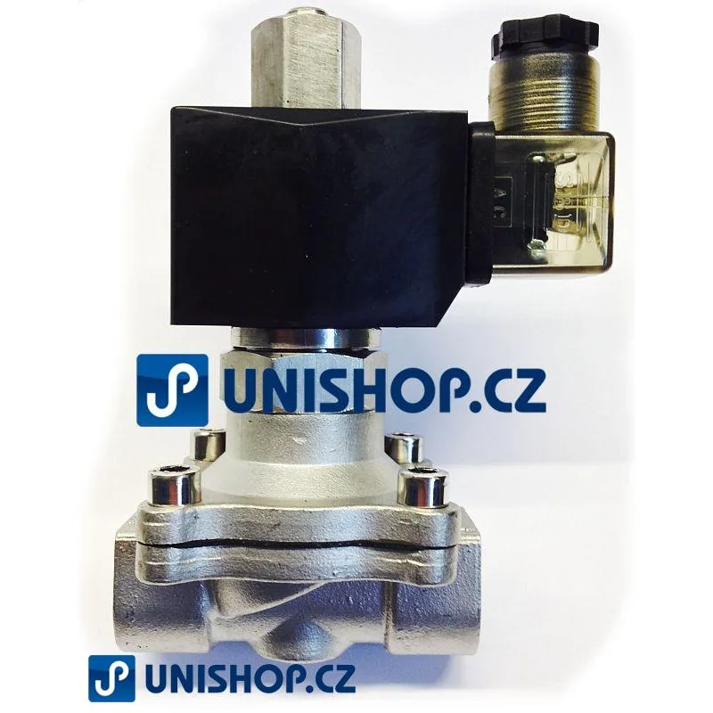 MP-W350-35SVK, NO, 24V DC,G 1 1/4  " - nerezový -  Elektromagnetický ventil