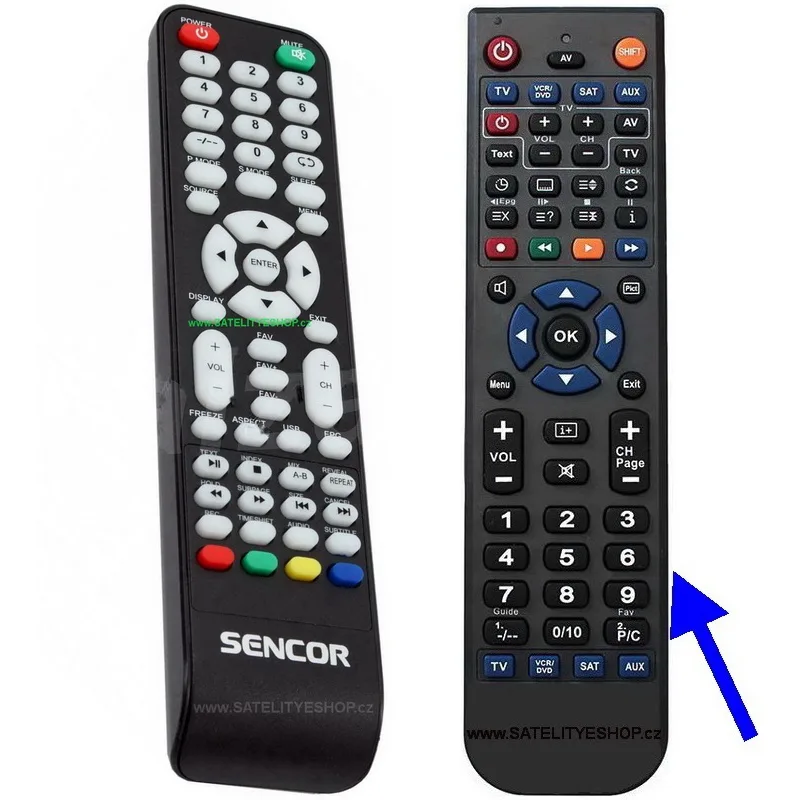 Sencor SLE 55F60TC dálkový ovladač náhradní