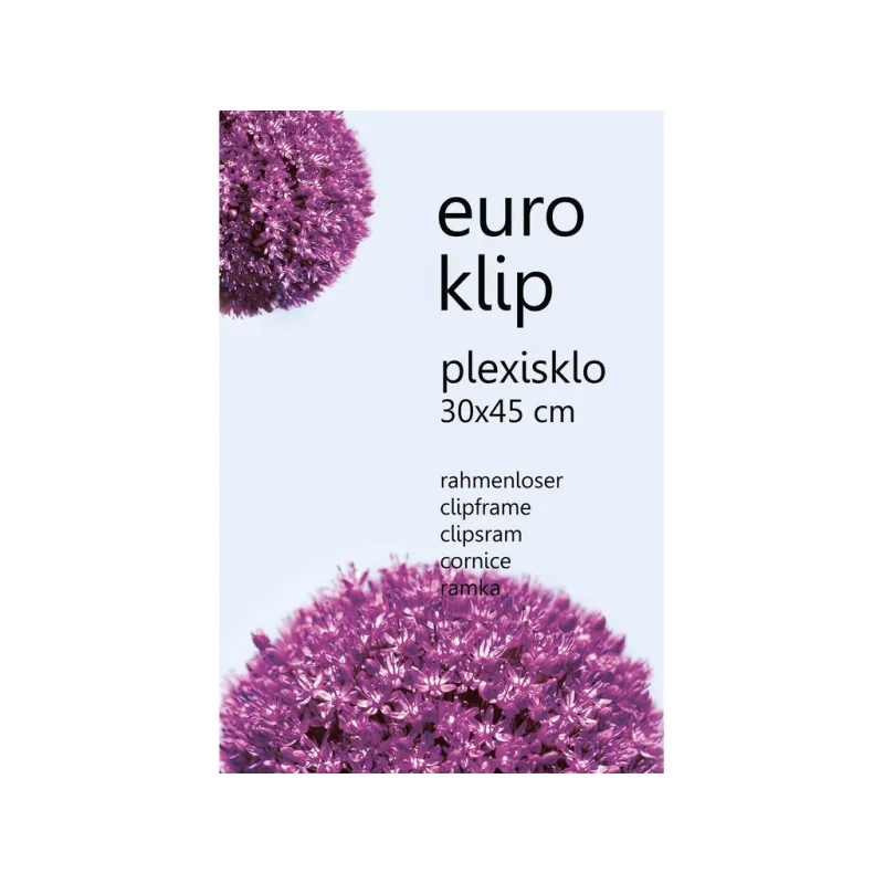 Euroklip plexi 30x45