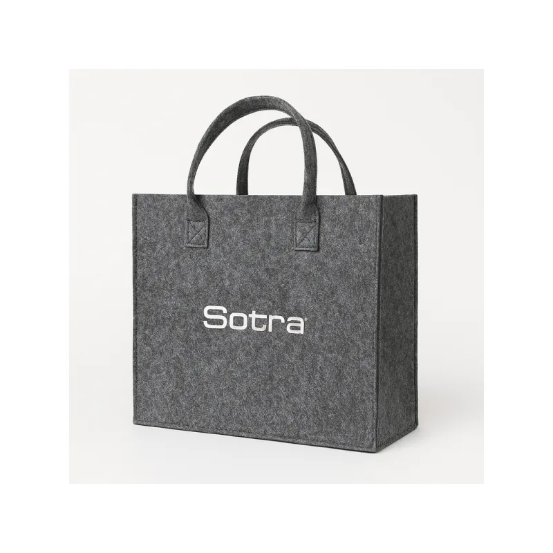 Plstěná taška do sauny “SOTRA“, šedá, plsť