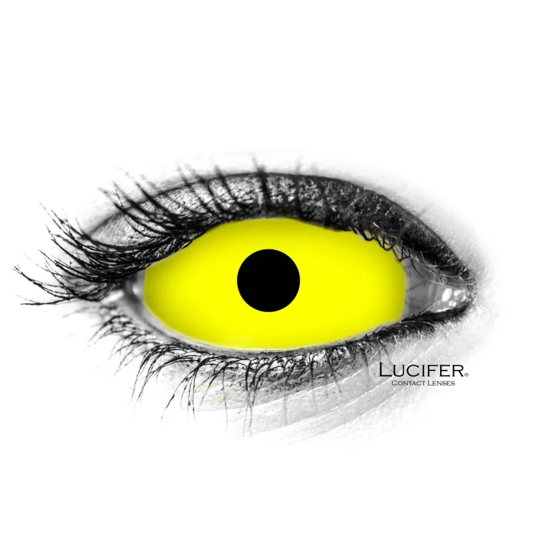 Crazy šošovky - nedioptrické - YELLOW sclera (2 šošovky)