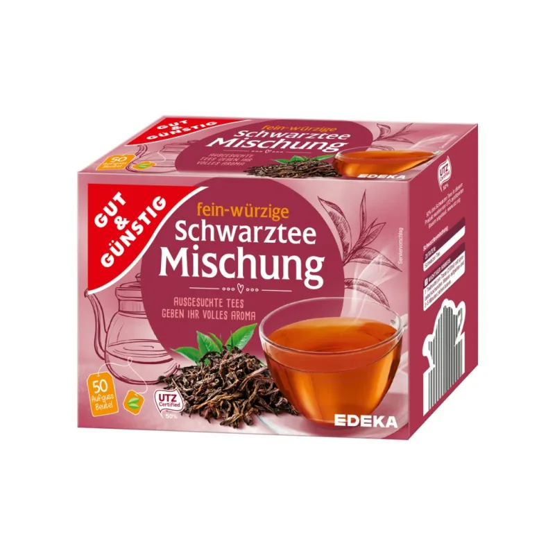 G&G Černý čaj - mix 50 sáčků, 87,5g  - originál z Německa