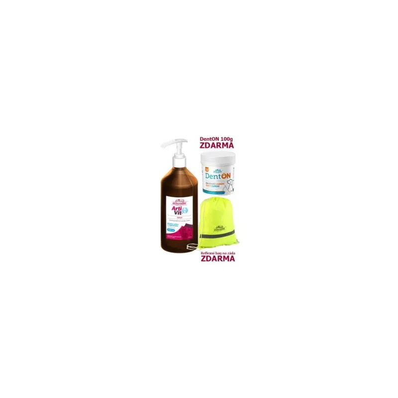 VITAR ArtiVit Sirup 1000ml+DentON100g+batůžek