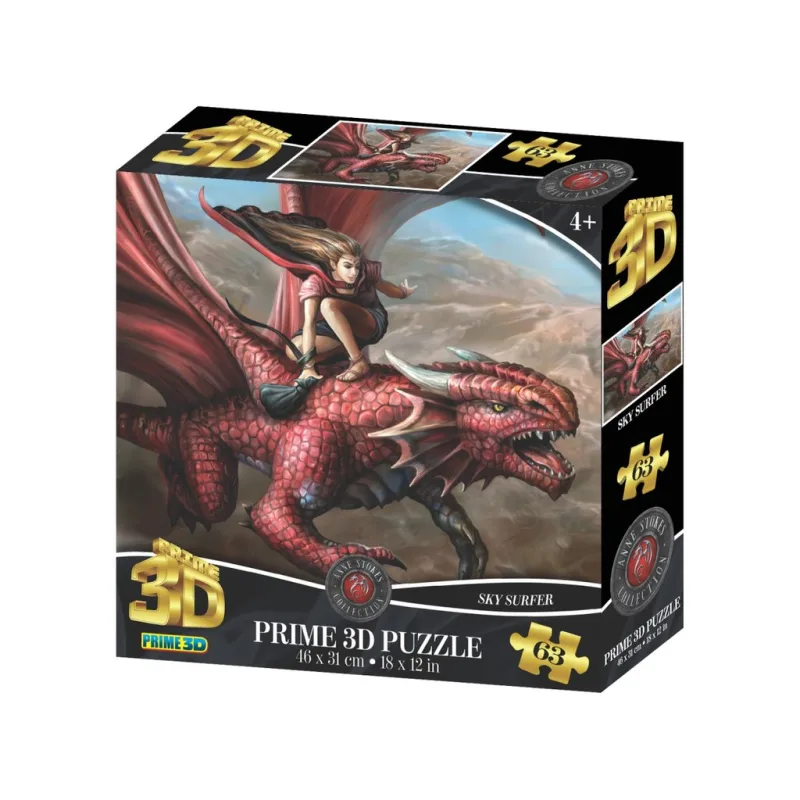 PRIME 3D PUZZLE - Sky Surfer 63 dílků