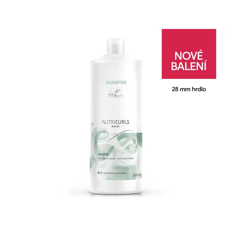 Wella Professionals NutriCurls Shampoo for Waves 1000 ml