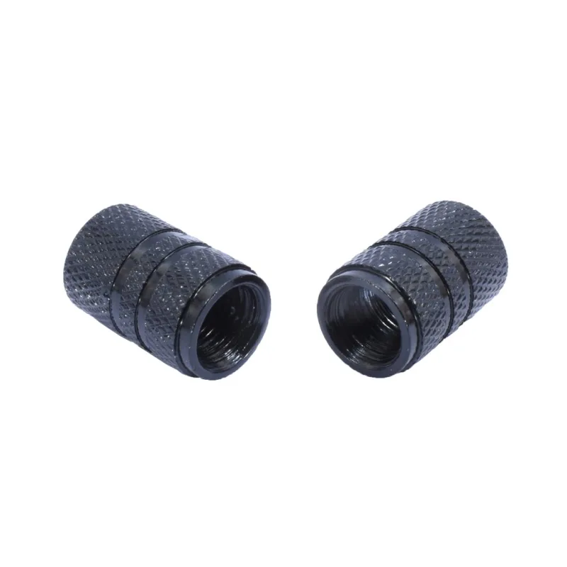 Čepička autoventilu - válečky RACING černé - 10ks